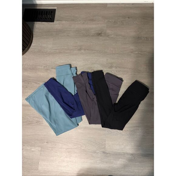 Athleta Girl Legging Lot Sz 12 4 Pairs - Picture 1 of 9